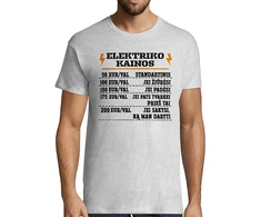 Marškinėliai "Elektriko kainos"