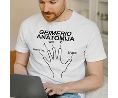 Marškinėliai "Geimerio anatomija"