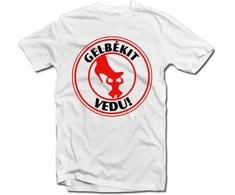 Marškinėliai "Gelbėkit - VEDU!"