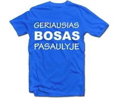 Marškinėliai "Geriausias bosas pasaulyje"