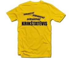 Marškinėliai "Geriausias krikštatėvis"