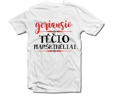 Marškinėliai "Geriausio tėčio marškinėliai"