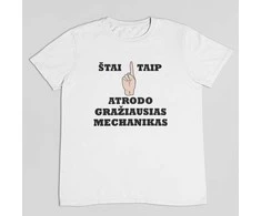 Marškinėliai "Gražiausias mechanikas"