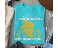 Marškinėliai "Gyvenime svarbiausia pusiausvyra"
