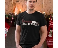 Marškinėliai "Happy alcoholidays"