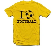 Marškinėliai "I love football"