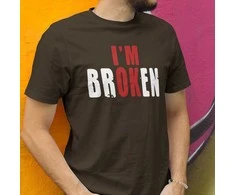Marškinėliai "I'm broken"