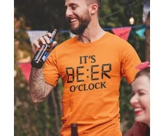 Marškinėliai "It's beer o'clock"