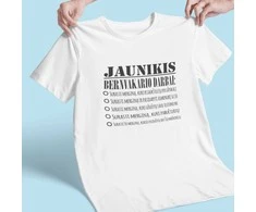 Marškinėliai "Jaunikio bernvakario darbai"