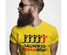 Marškinėliai "Jaunikio komanda"