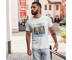 Marškinėliai "Jesus saves"