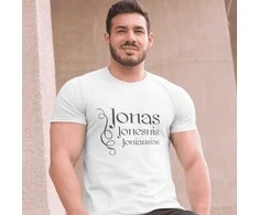 Marškinėliai "Jonas Jonesnis Joniausias"