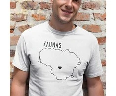 Marškinėliai "Kaunas - širdis"