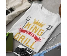 Marškinėliai "King of the grill"