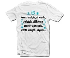 Marškinėliai "Krenta snaigės..."