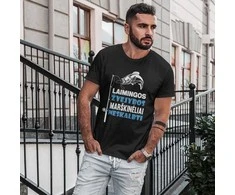Marškinėliai "Laimingos žvejybos marškinėliai"