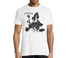 Marškinėliai "Lietuva Europos Širdyje"