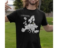Marškinėliai "Lietuva Europos Širdyje"