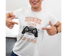 Marškinėliai "Life is a game"