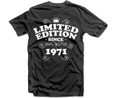 Marškinėliai "Limited edition" su Jūsų pasirinktais metais