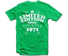 Marškinėliai "Limited edition" su Jūsų pasirinktais metais