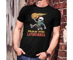 Marškinėliai "Lithuania: win or die trying"