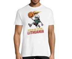 Marškinėliai "Lithuania: win or die trying"