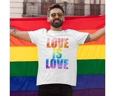 Marškinėliai "Love is love"