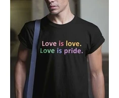 Marškinėliai "Love is pride"