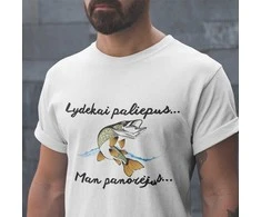 Marškinėliai "Lydekai paliepus"