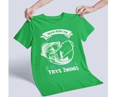 Marškinėliai "Man rūpi tik žvejyba"