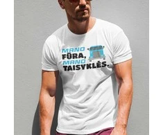 Marškinėliai "Mano fūra, mano taisyklės"