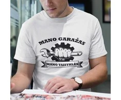 Marškinėliai "Mano garažo taisyklės"