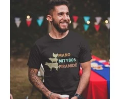 Marškinėliai "Mano mitybos piramidė"