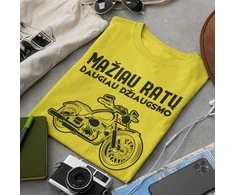 Marškinėliai "Mažiau ratų"