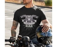 Marškinėliai "Motorcycle dad"