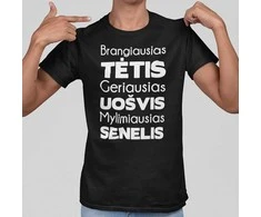 Marškinėliai "Mylimiausias senelis"