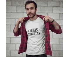 Marškinėliai "Ne VYRAS , o STEBUKLAS"