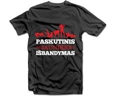 Marškinėliai "Paskutinis jaunikio išbandymas"