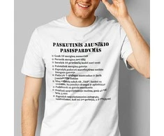 Marškinėliai "Paskutinis jaunikio pasispardymas"