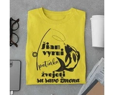 Marškinėliai "Patinka žvejoti"