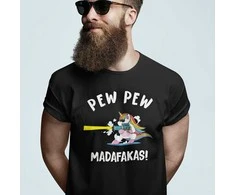 Marškinėliai "Pew Pew Vienaragis"