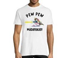 Marškinėliai "Pew Pew Vienaragis"