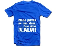 Marškinėliai "Pilvas alui"