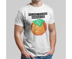 Marškinėliai "Pilvas pilnas mandarinų"