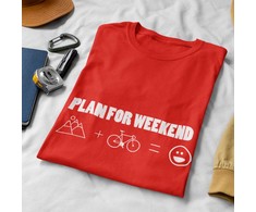 Marškinėliai "Plan for weekend"