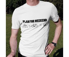 Marškinėliai "Plan for weekend"