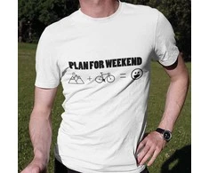 Marškinėliai "Plan for weekend"