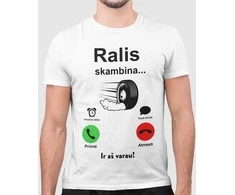 Marškinėliai "Ralis skambina"