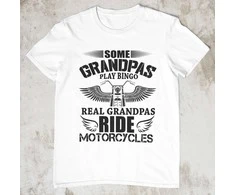 Marškinėliai "Real Grandpas ride motorcycles"